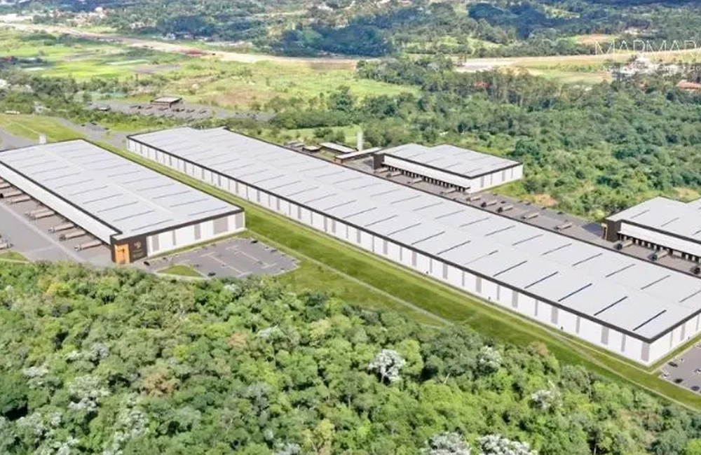 Localização estratégica do novo complexo logístico de 600 mil m² em Arujá próximo ao Rodoanel Norte